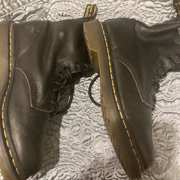 Dr. Martens Black Leather Boots - Picture 10 of 12